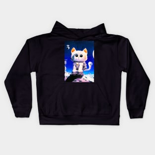 Astronaut Cat Kids Hoodie